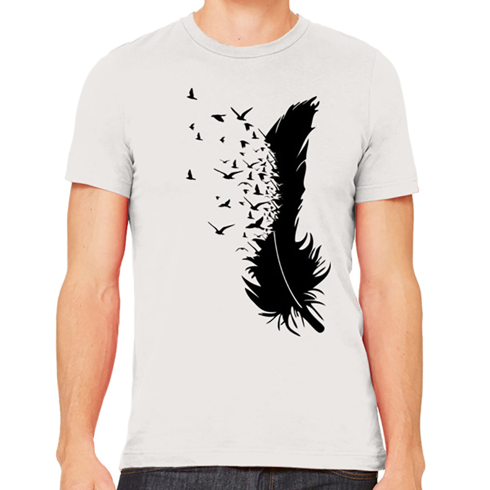 Birds of a feather design on a t-shirt