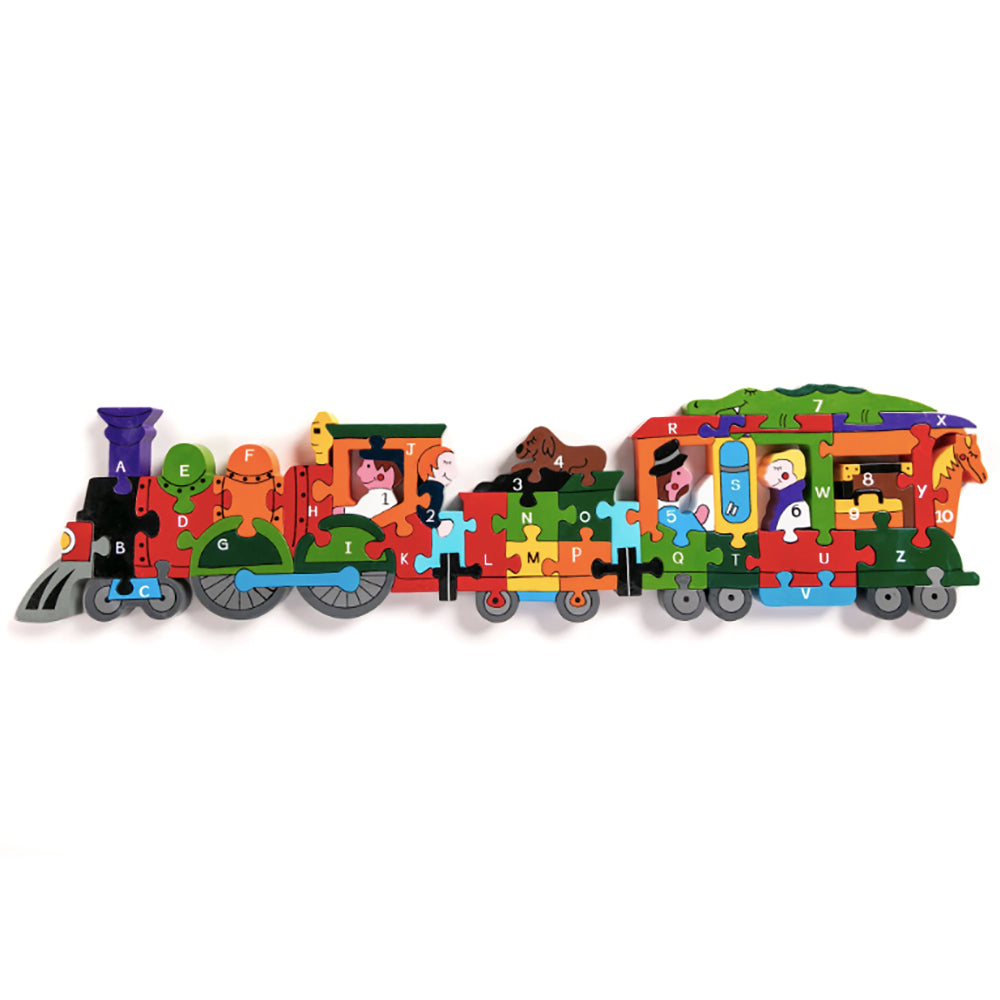 Alphabet train jigsaw puzzle