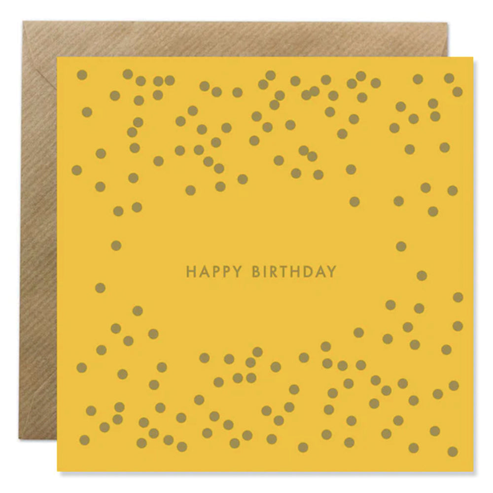 Bold Bunny Happy Birthday foil card