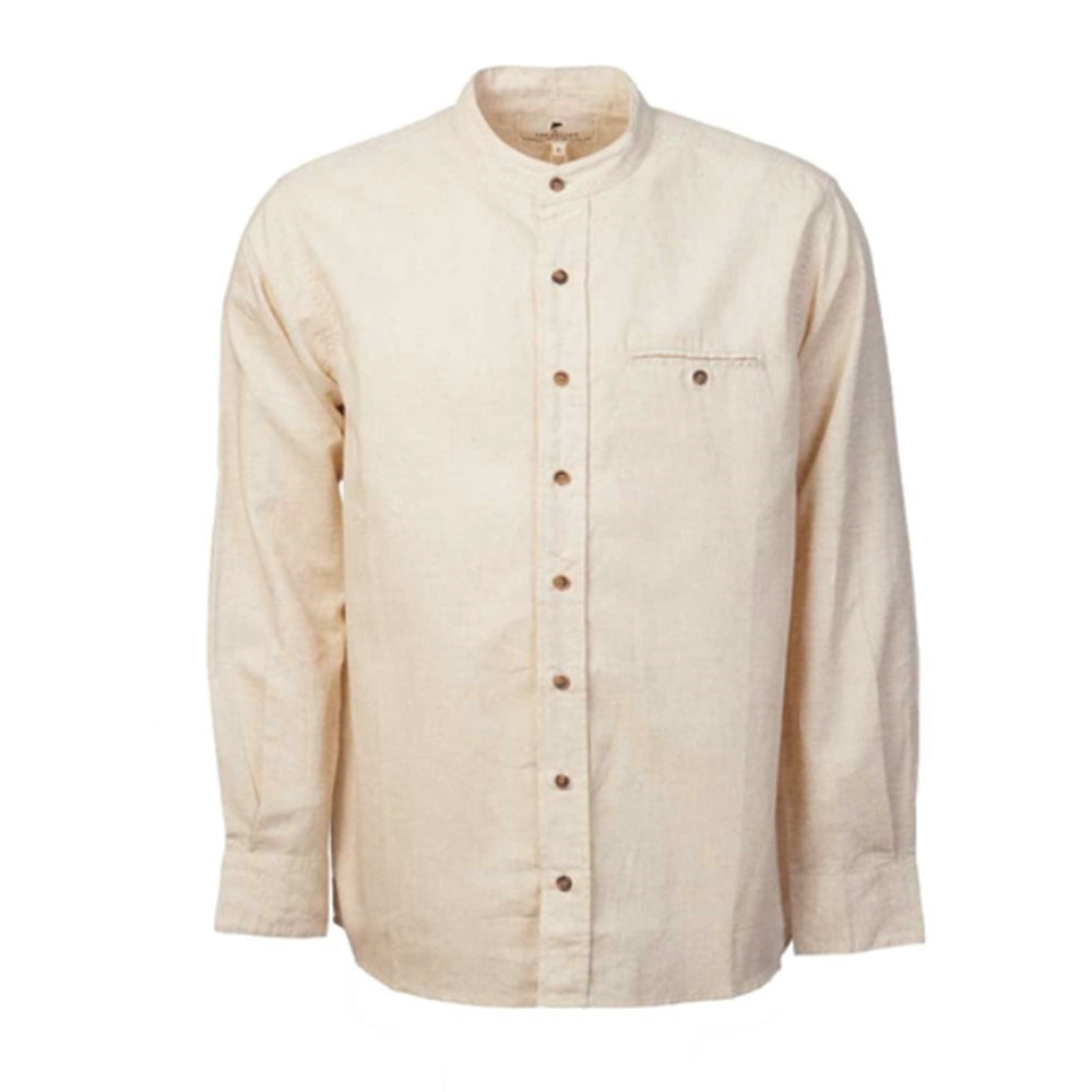 natural irish linen shirt