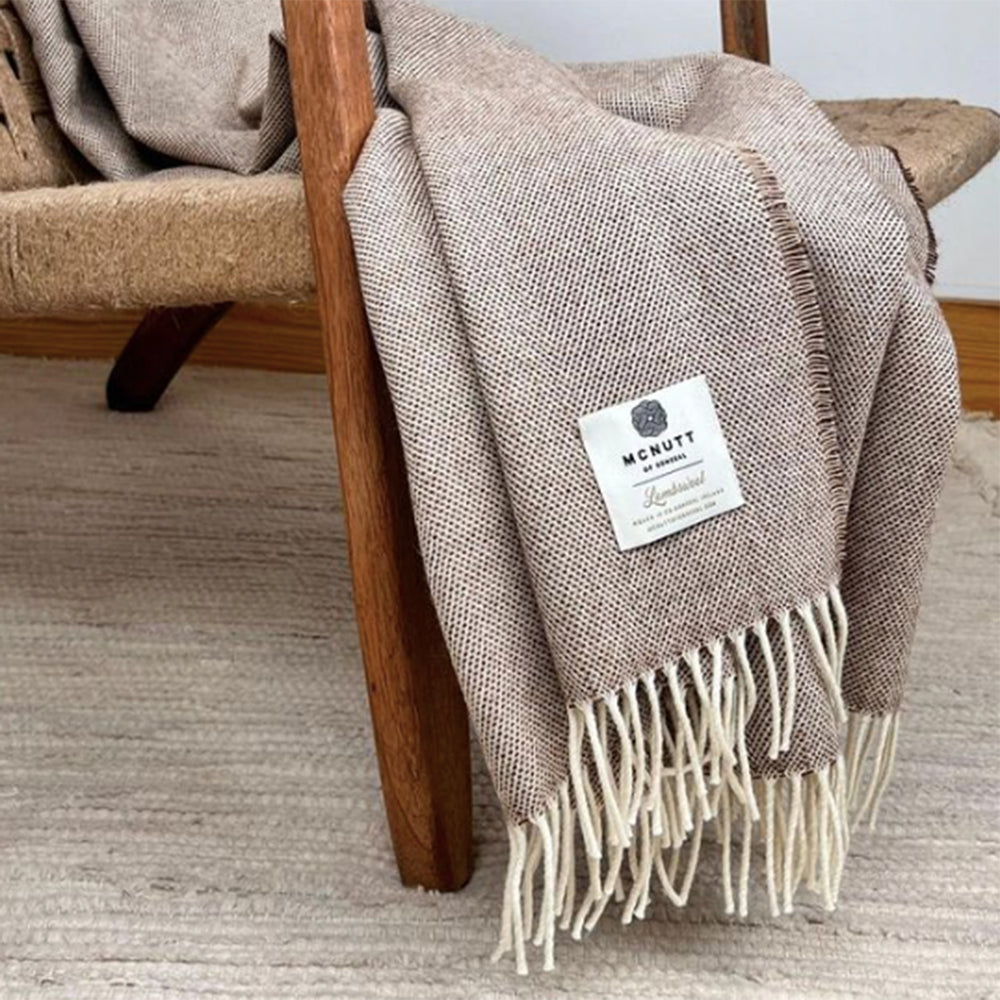 Irish Lambswool Handmade Blanket