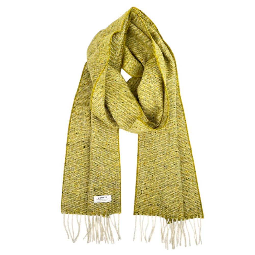 IDH McNutt Lambswool Scarf - Yellow Tweed