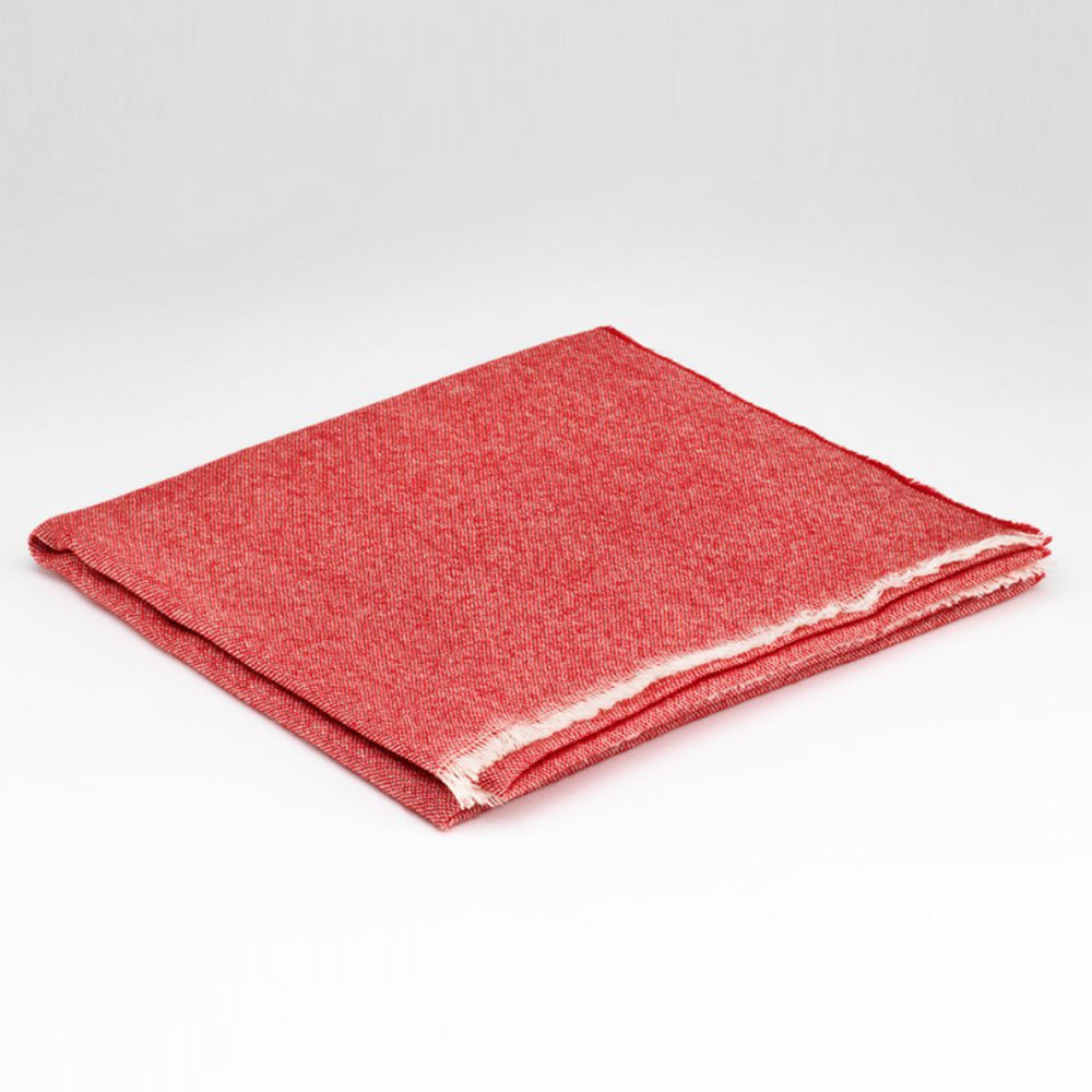 IDH Merino Cashmere Red Folded Scarf