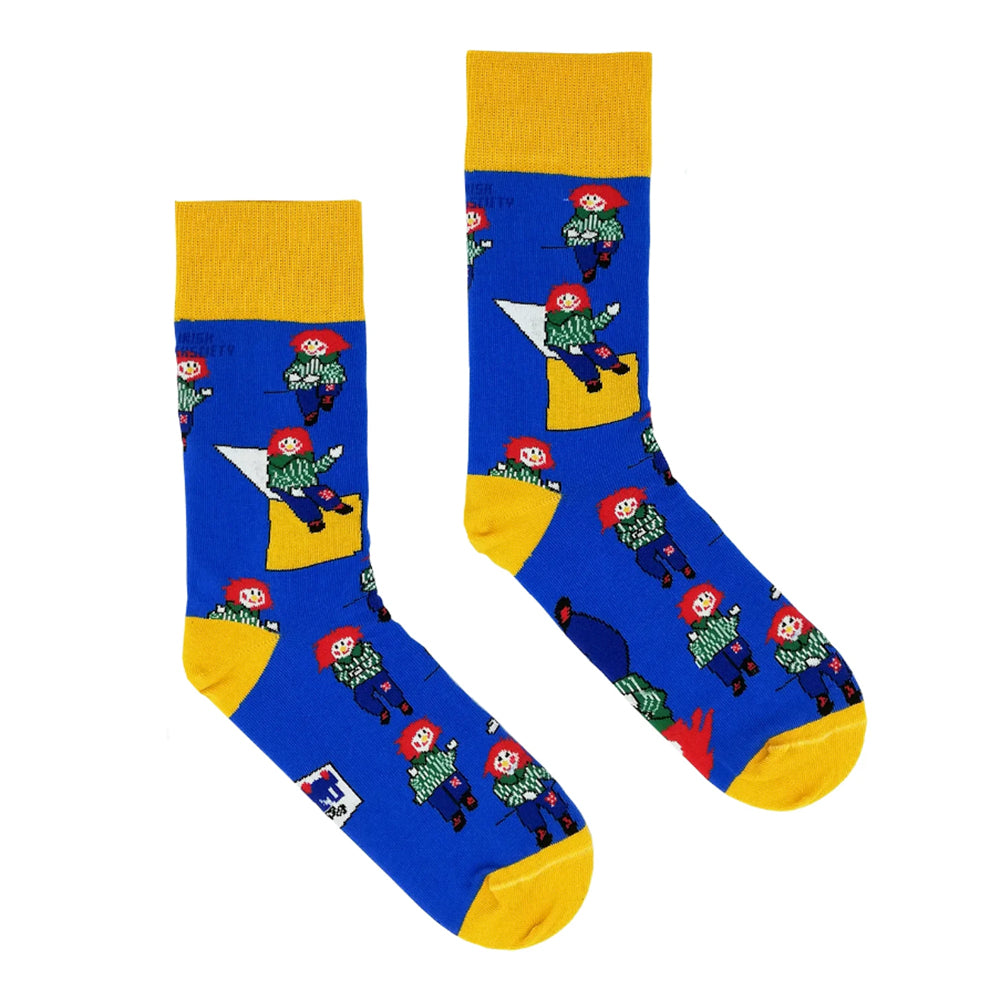 Fun Colorful 100% Cotton Irish Socks