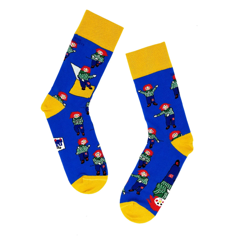 Fun Colorful 100% Cotton Irish Socks