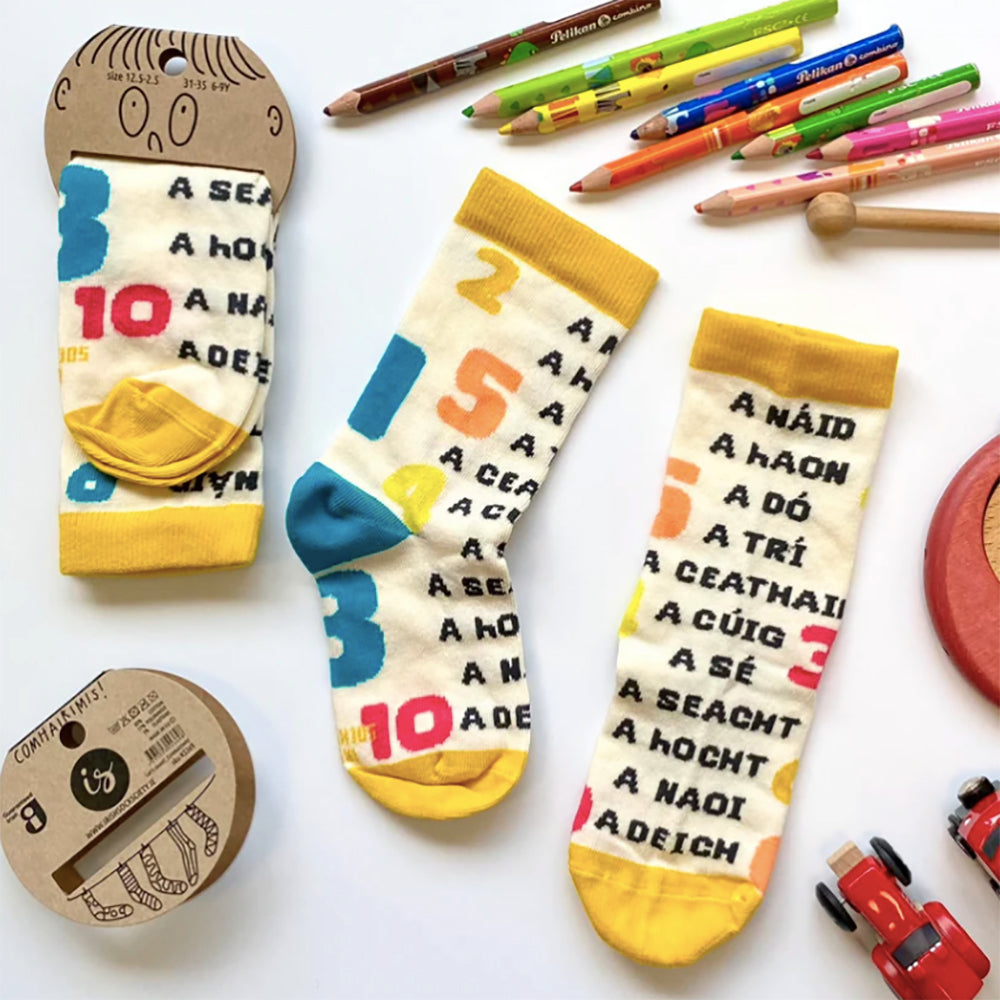 Fun Colorful 100% Cotton Irish Socks