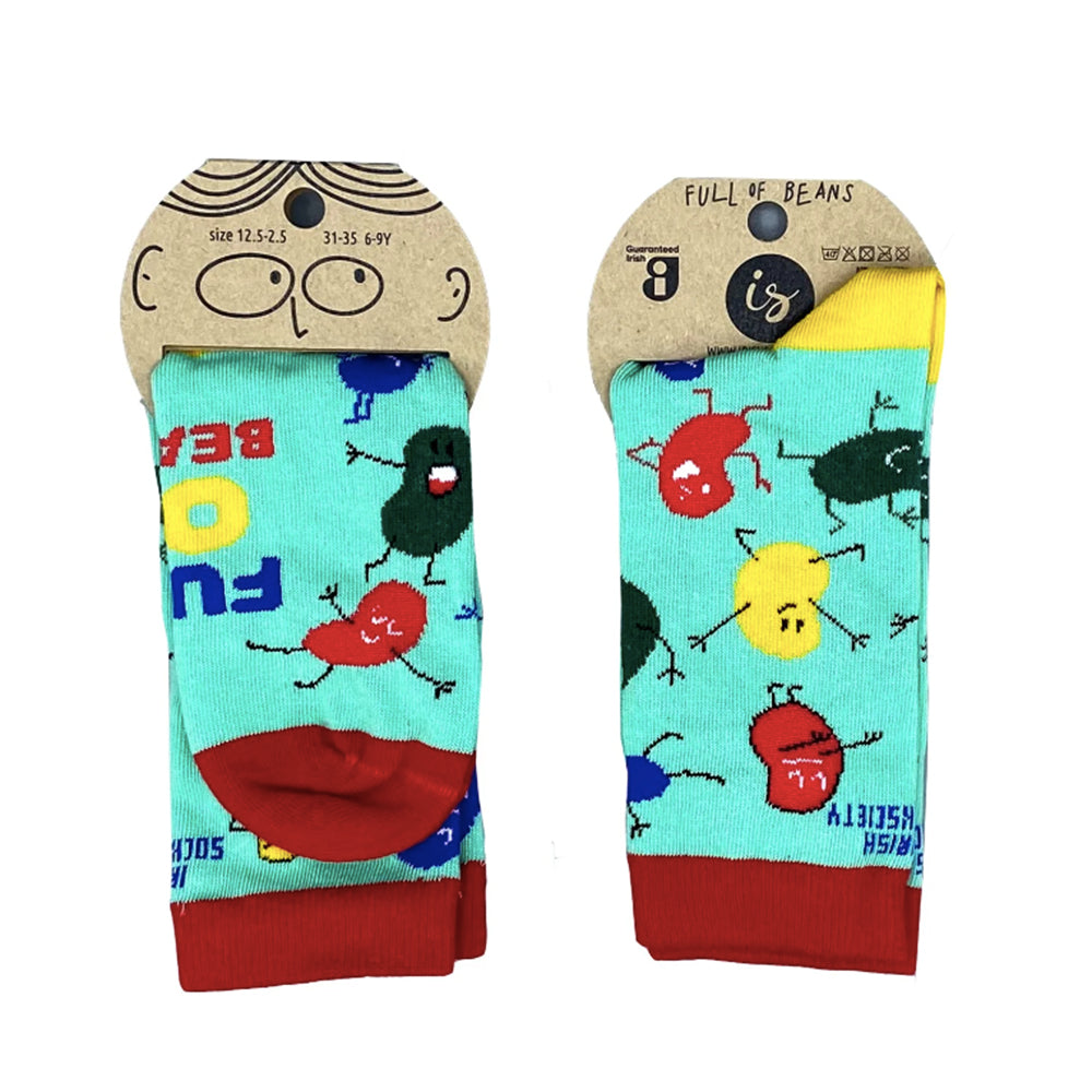 Fun Colorful 100% Cotton Irish Socks