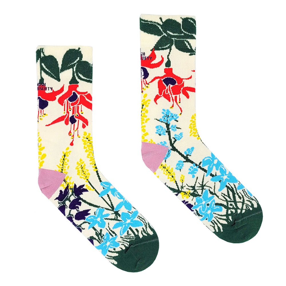 Fun Colorful 100% Cotton Irish Socks