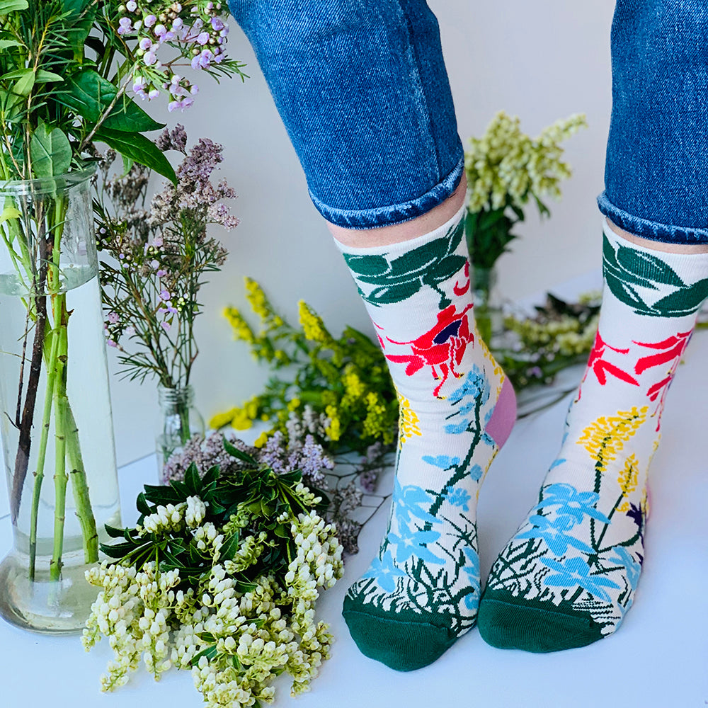 Fun Colorful 100% Cotton Irish Socks