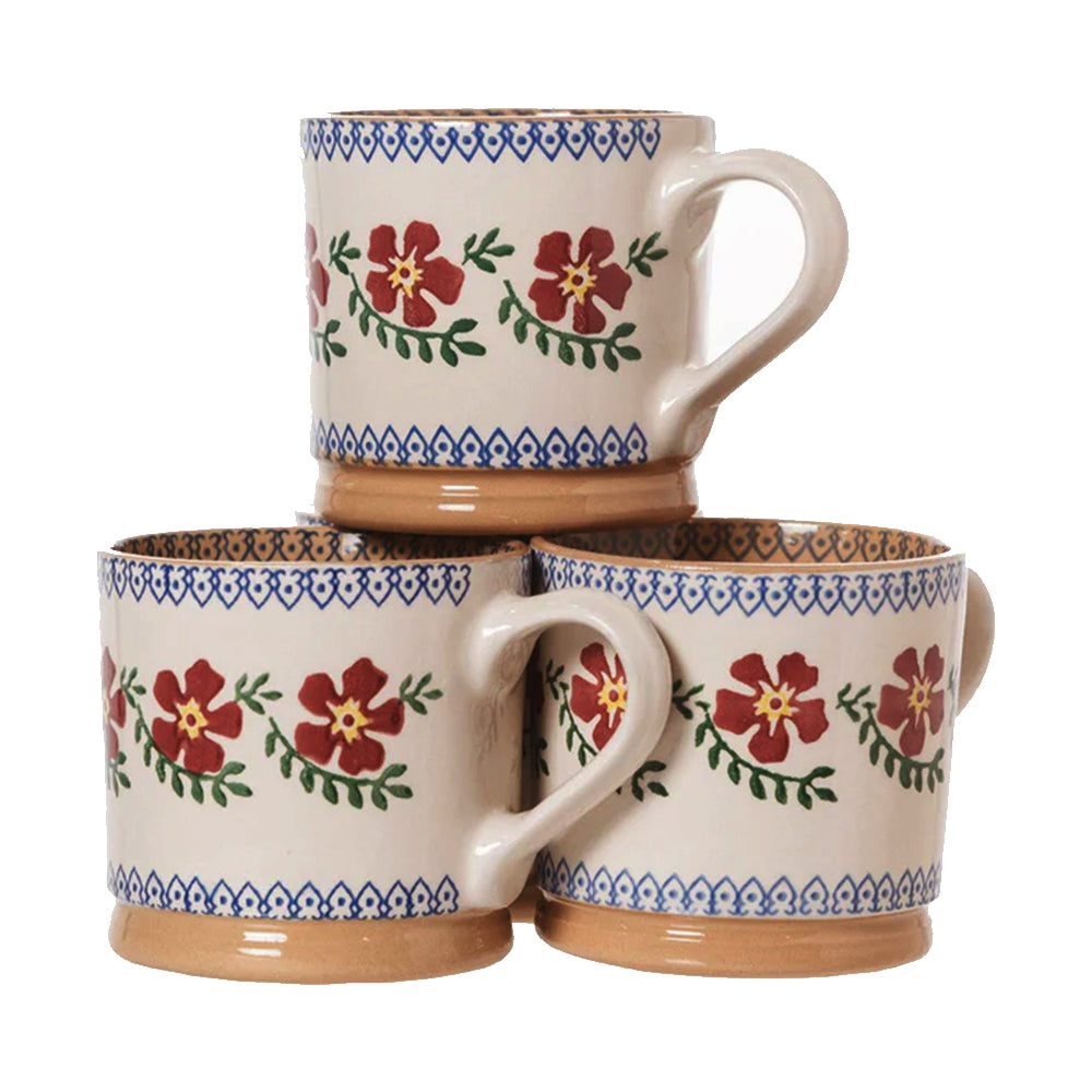 Irish Pottery Mug - Old Rose - Large