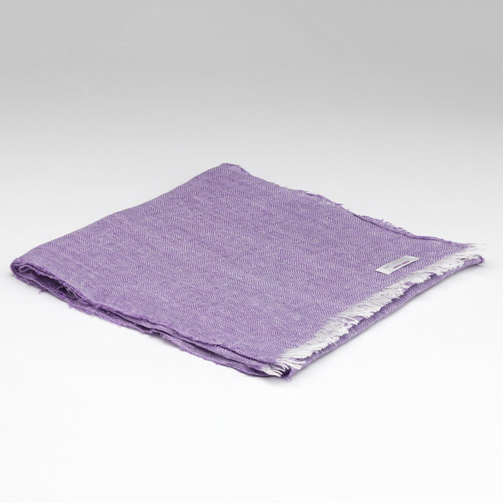 Irish Linen Scarf In Lavender/Lilac