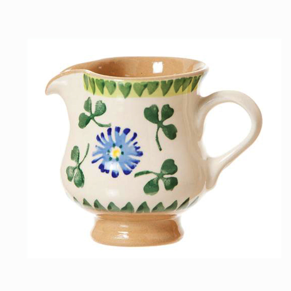 irish pottery clover creamer jug