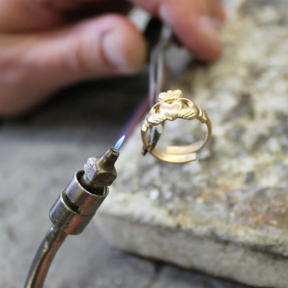 14kt gold irish celtic claddagh ring