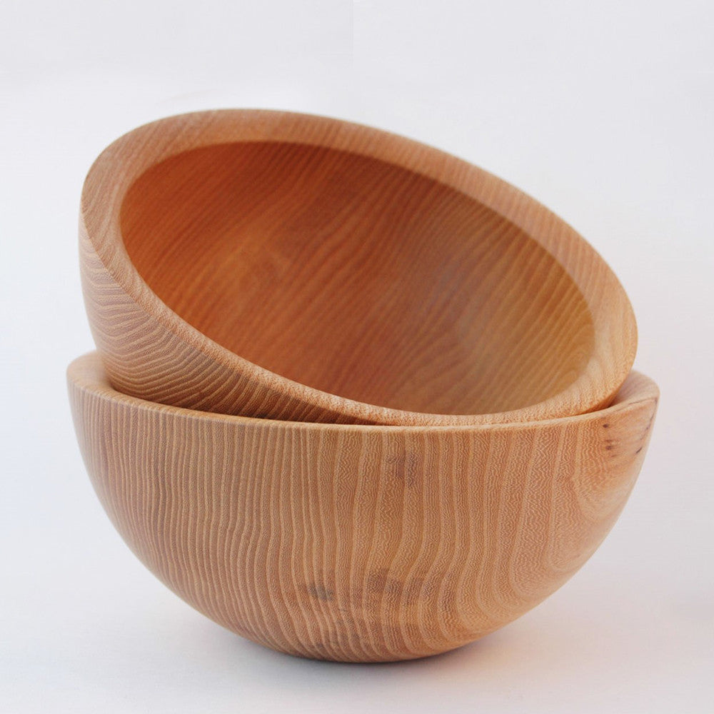 irish wooden handmade breakfast and fruit bowl