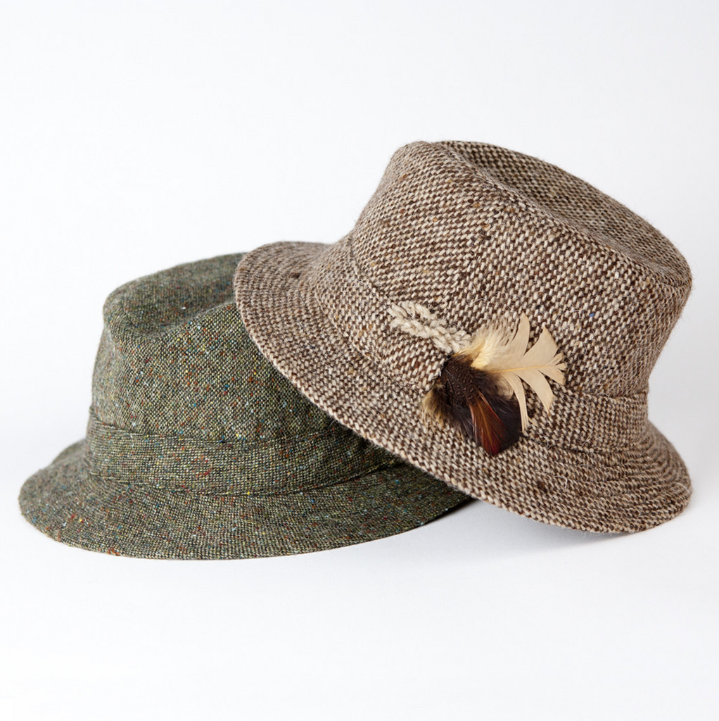 tweed Irish fishing walking hat