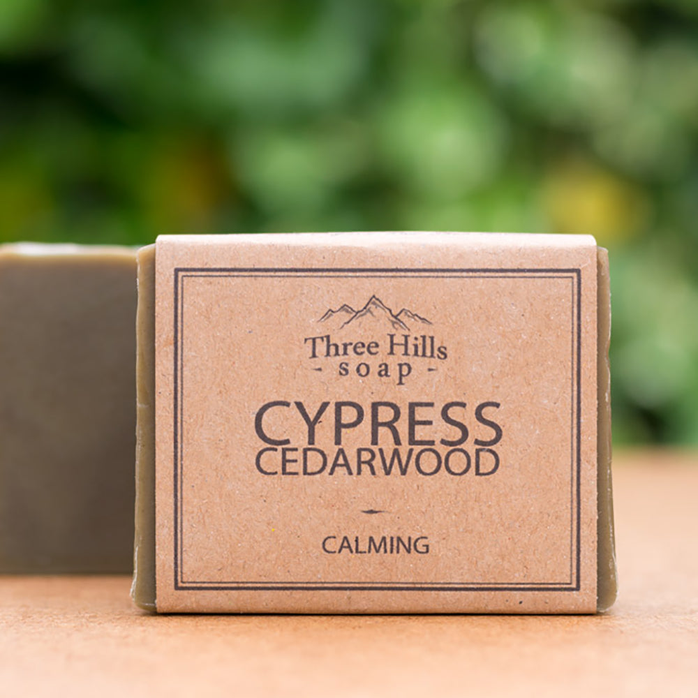 Irish Made Natural Cypress Cedarwood Scent Soap
