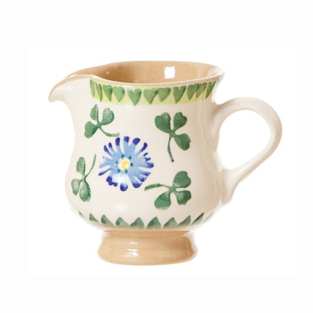 Clover cream jug with floral and shamrock design
