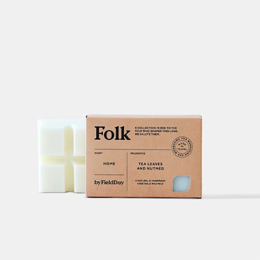 Folk Tea Leaves & Nutmeg Wax Melt for Home