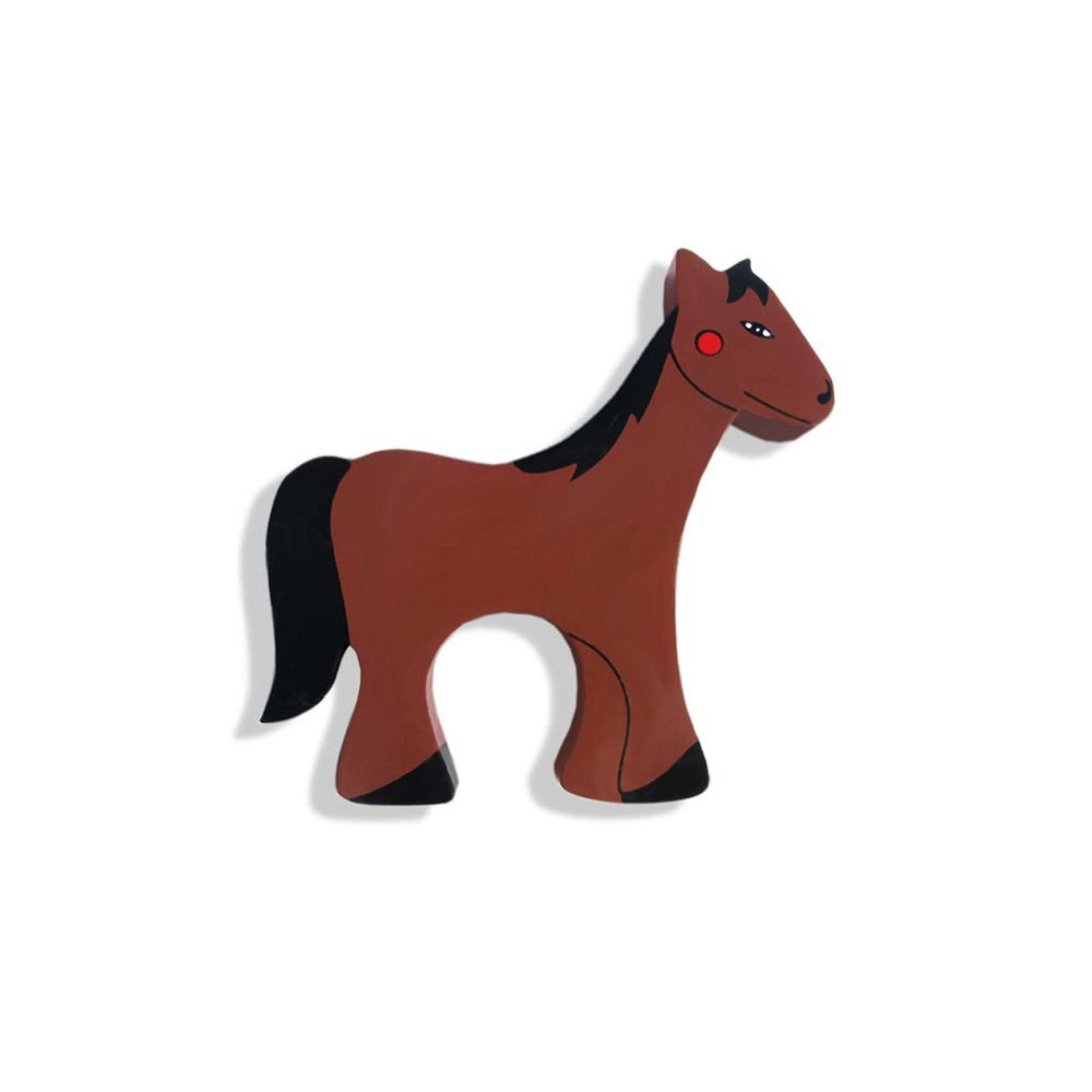 Wooden Horse Magnet