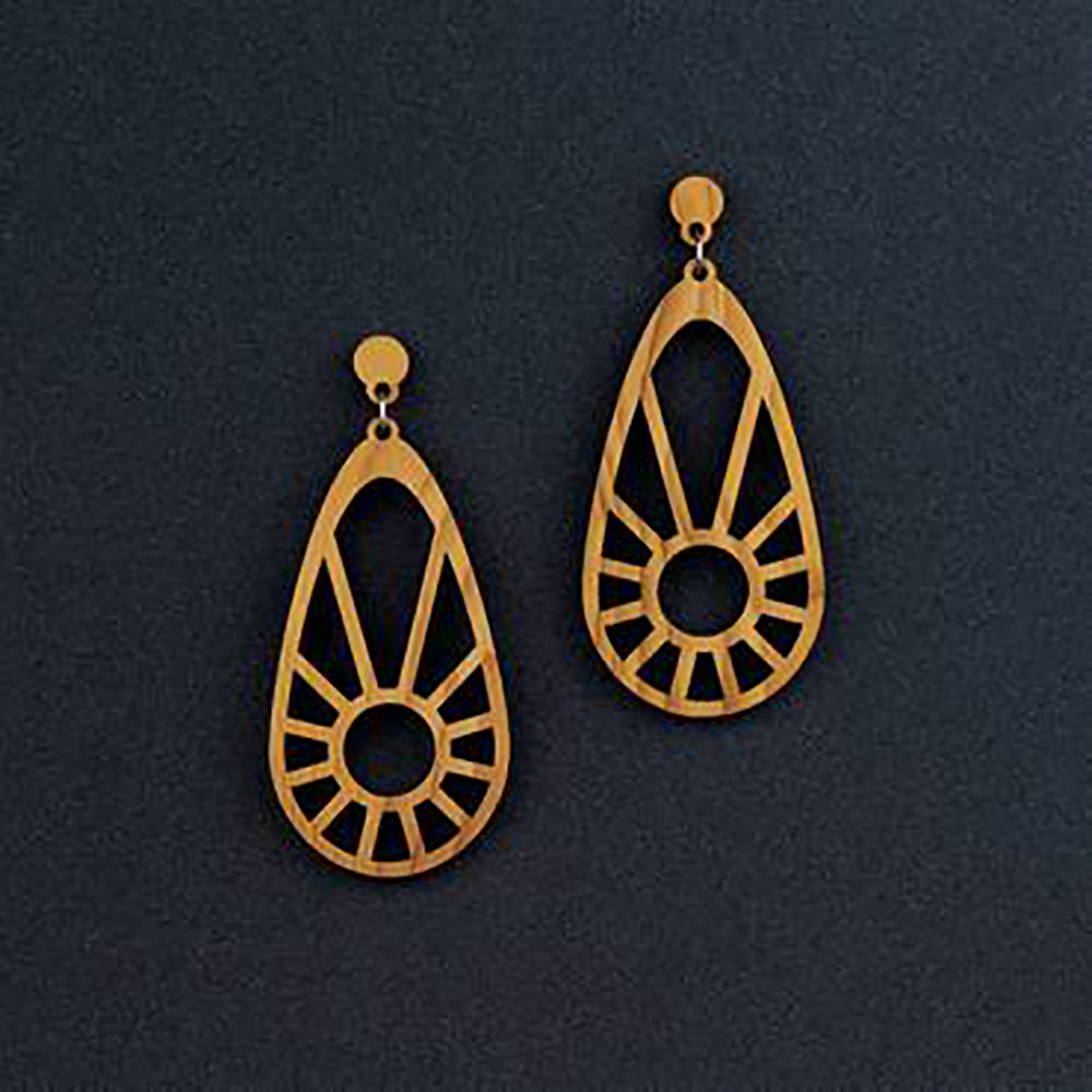Irish Wooden Earrings