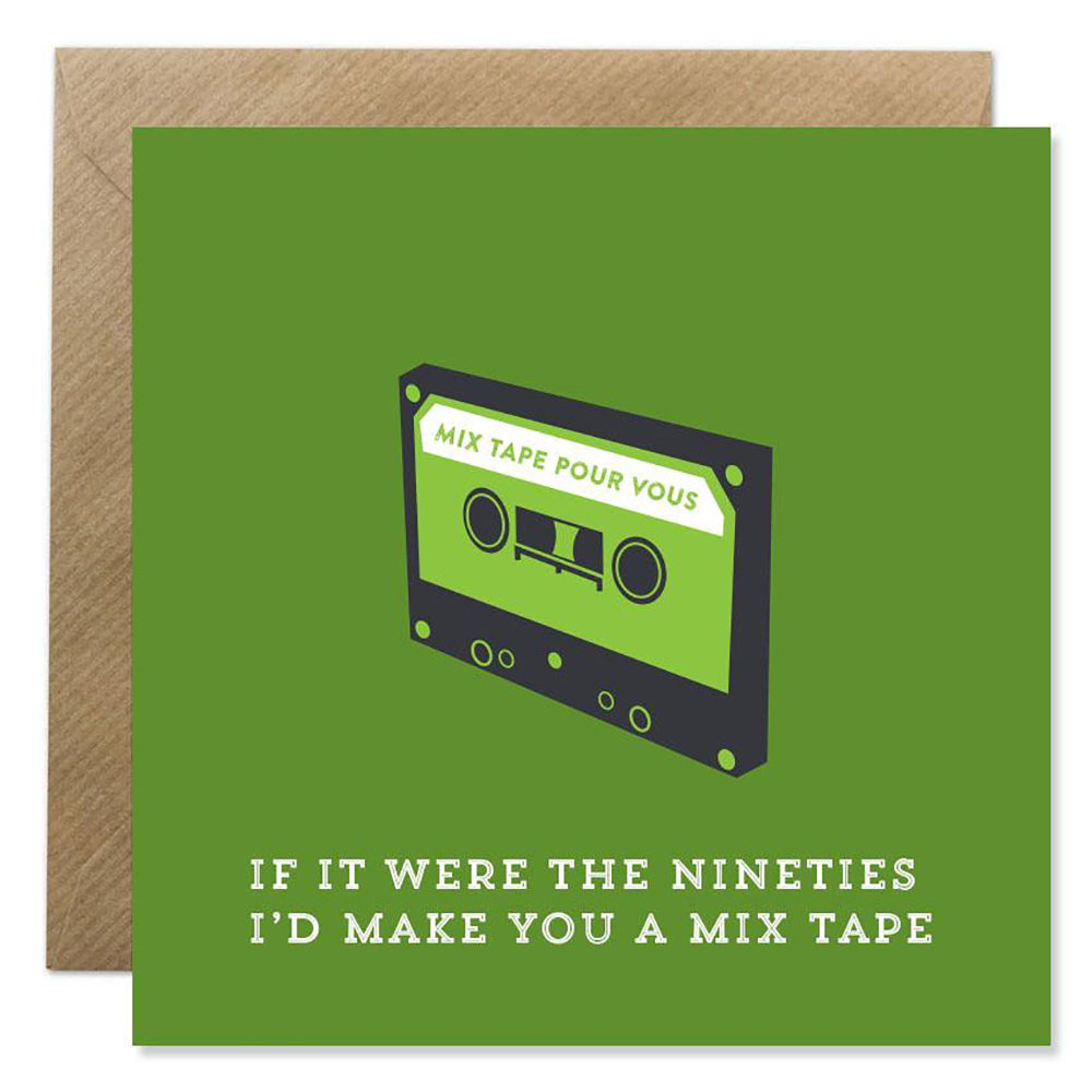 90s Mix Tape Card