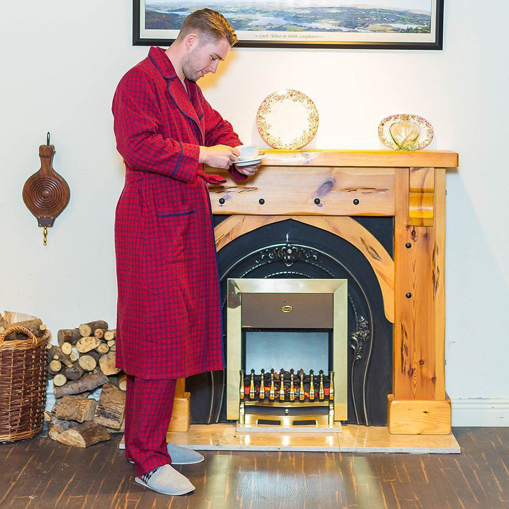 Irish Cotton Flannel Nightrobe