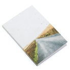 Notebook with road image on cover
