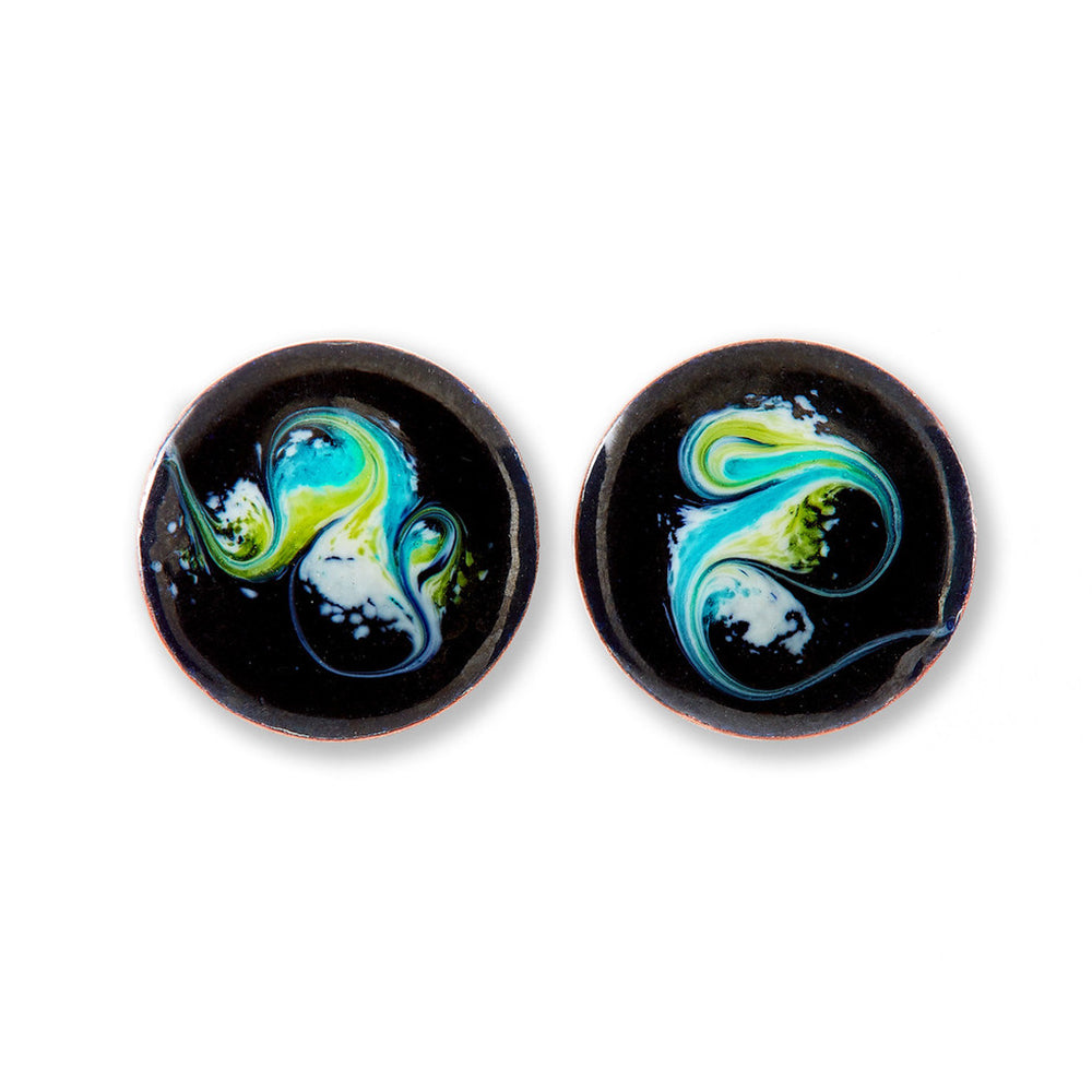 Irish Handmade Enamel Earrings