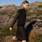 Bird's Eye Stitch In Black Olive 