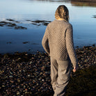 Honeycomb Stitch Jumper With Side Slits