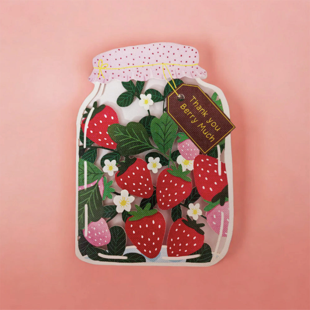 IDH_250_ALLJOY Strawberry Jar Card - Thank You Berry Much
