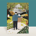 IDH Alljoy Together Forever Valentine's Day card showing elderly couple...