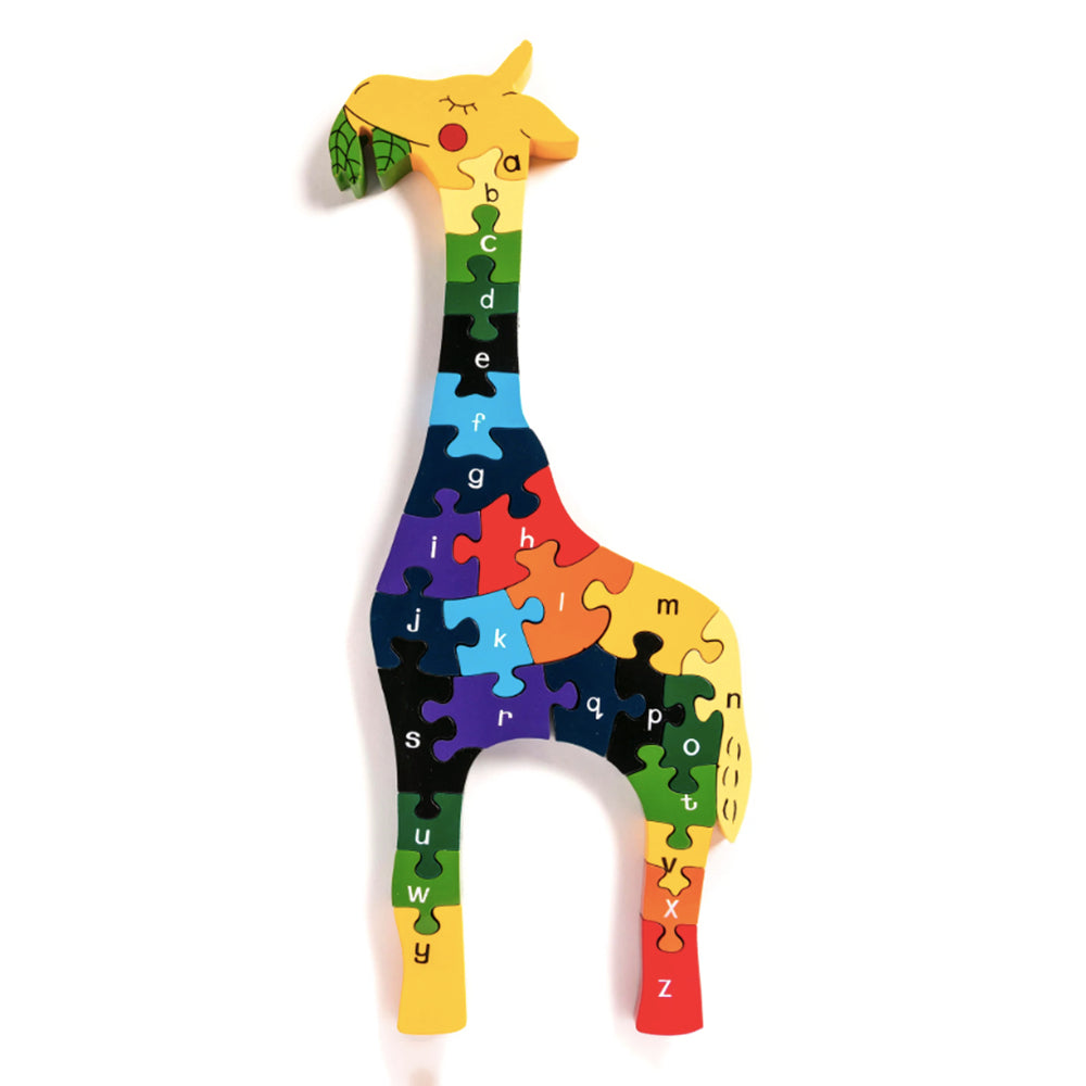 Alphabet giraffe jigsaw puzzle