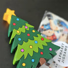 Wooden Christmas Tree Magnet Decoration 