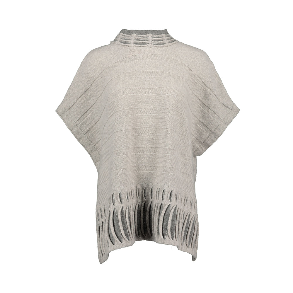 Atlantic Tabbard Feather Poncho by Anne McConell