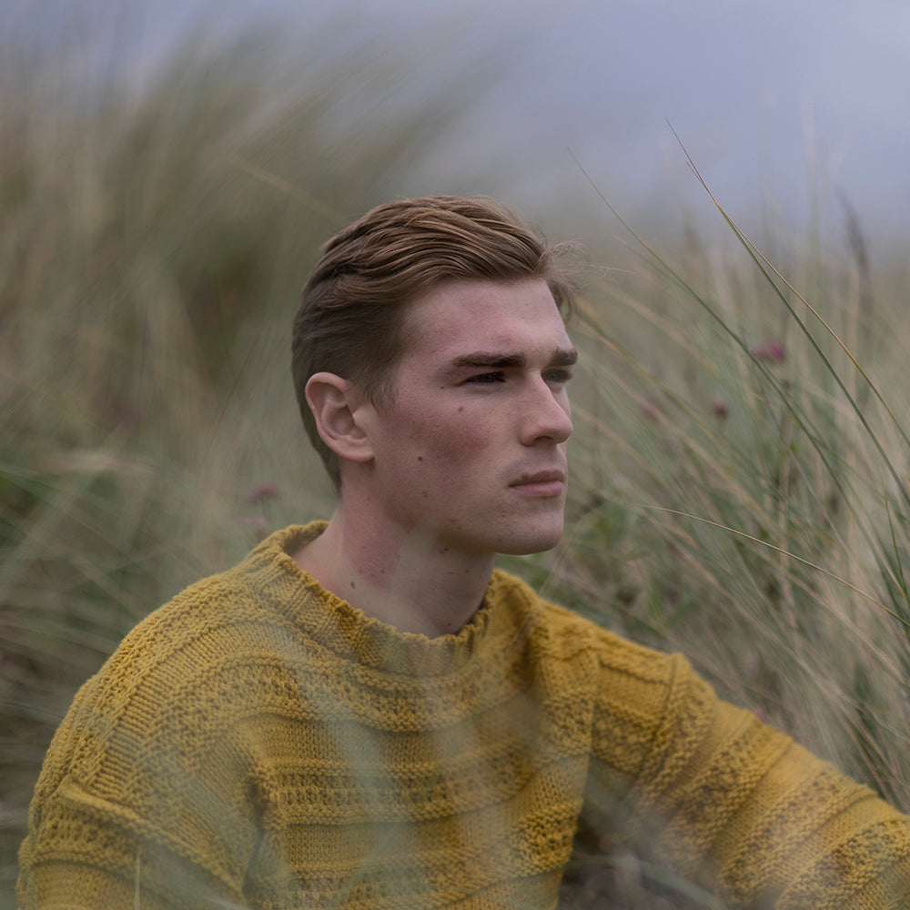 Irish Knit Men's Wool Sweater 