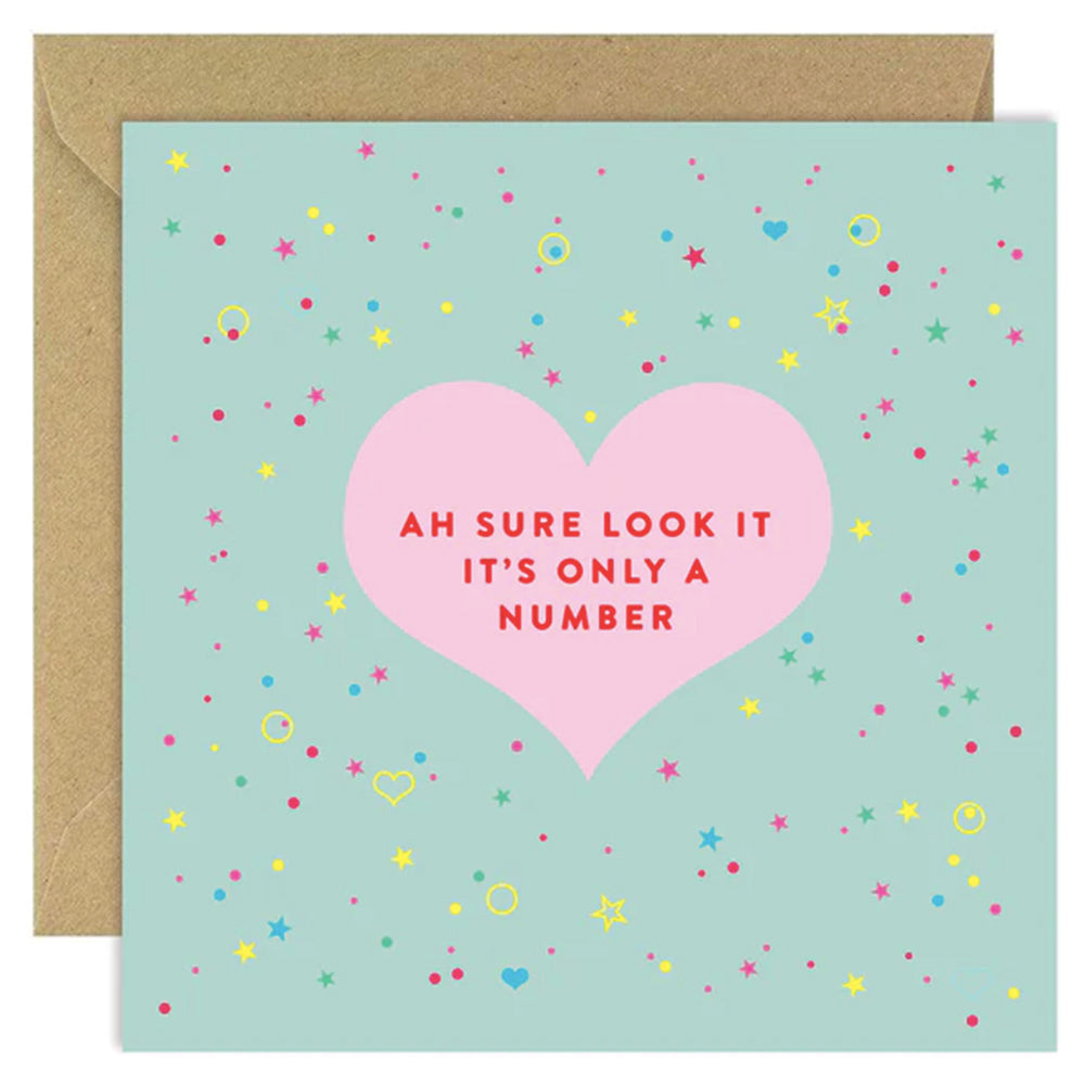 Bold Bunny card Ah Sure It's Only A Number