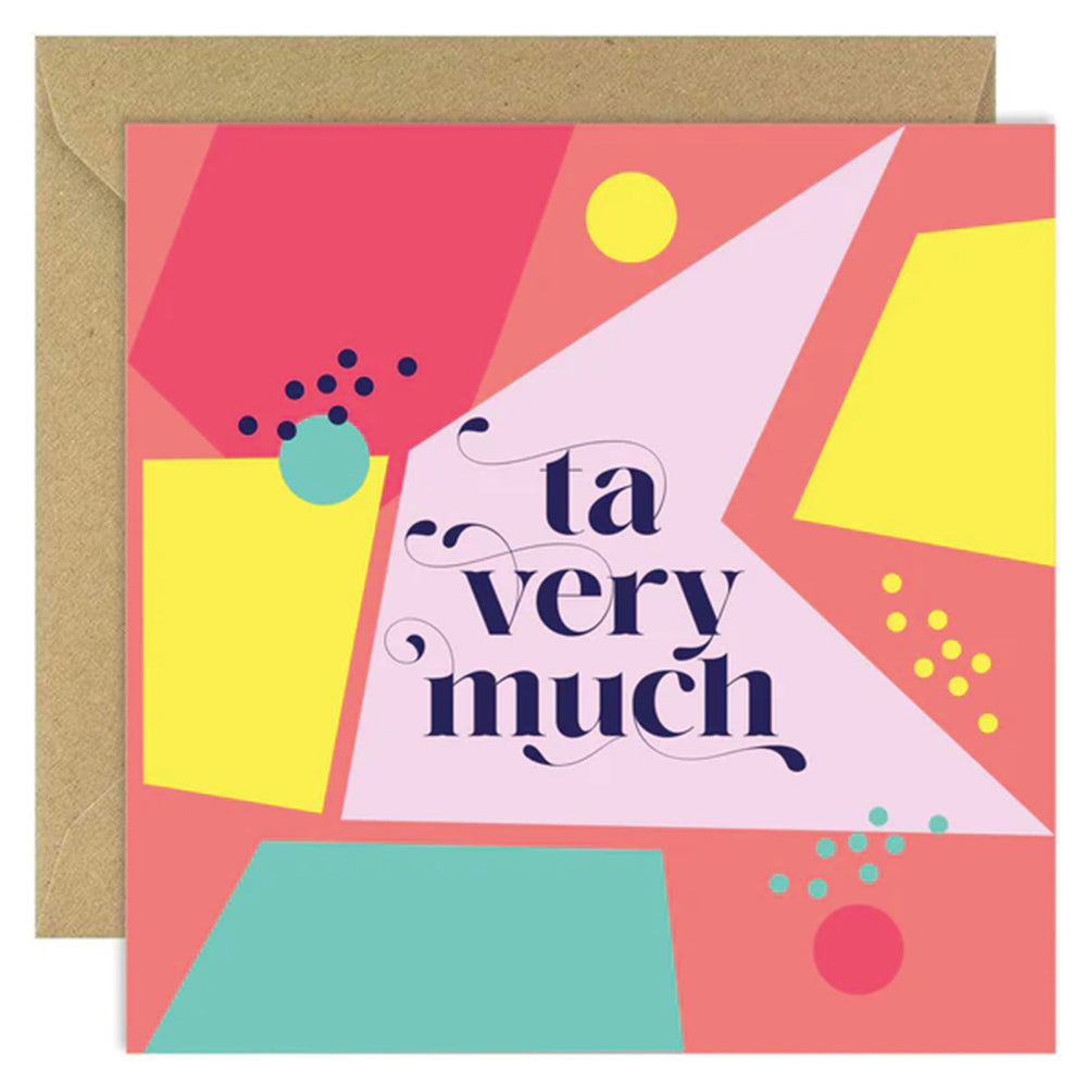Bold Bunny Ta Very Much card