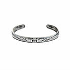 Celtic Claddagh Bangle Sterling Silver 