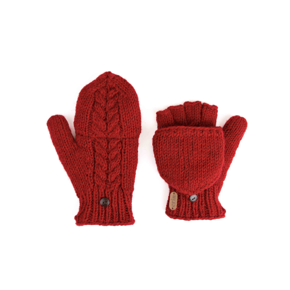 Red Erin Knitwear Hunter Gloves Product