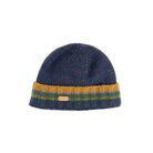 Navy Rib Knit Turn Up Hat
