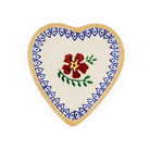 Heart-shaped plate, Old Rose design