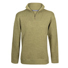Ireland's Eye Mint Green Half-Zip Sweater