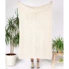 Luze Aran Blanket in Chalkstone