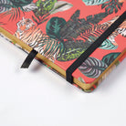 IDH Jungle Notebook with Tiger and Leaf Print
