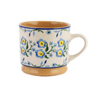 Large floral mug