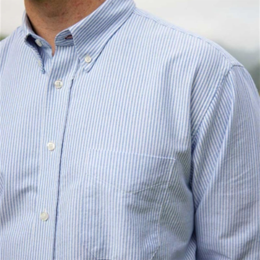 Lee Valley Ireland Oxford collared shirt detail