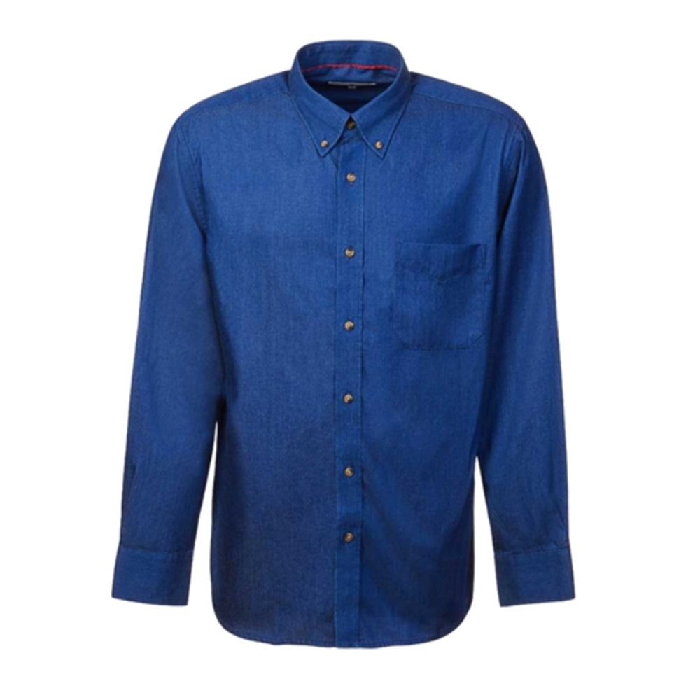 Lee Valley Ireland Denim Collared Shirt - Front View