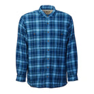 fleece lined blue check shirt