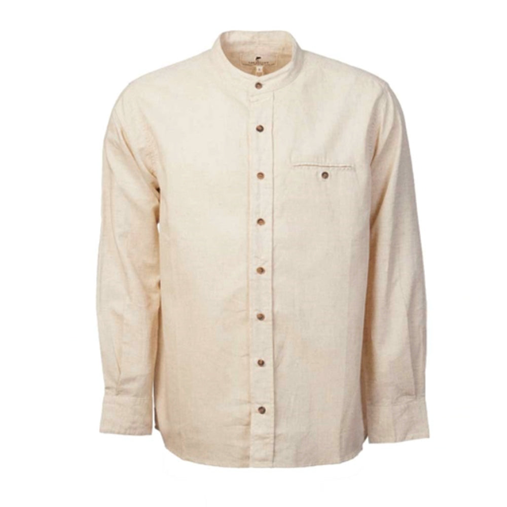 natural irish linen shirt 